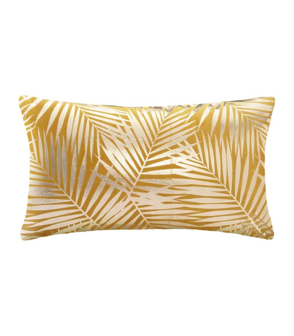 Coussin déhoussable Velours Ocre 30 x 50 cm - Imagen 1
