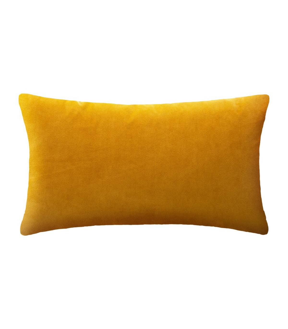 Coussin déhoussable Velours Ocre 30 x 50 cm - Imagen 2