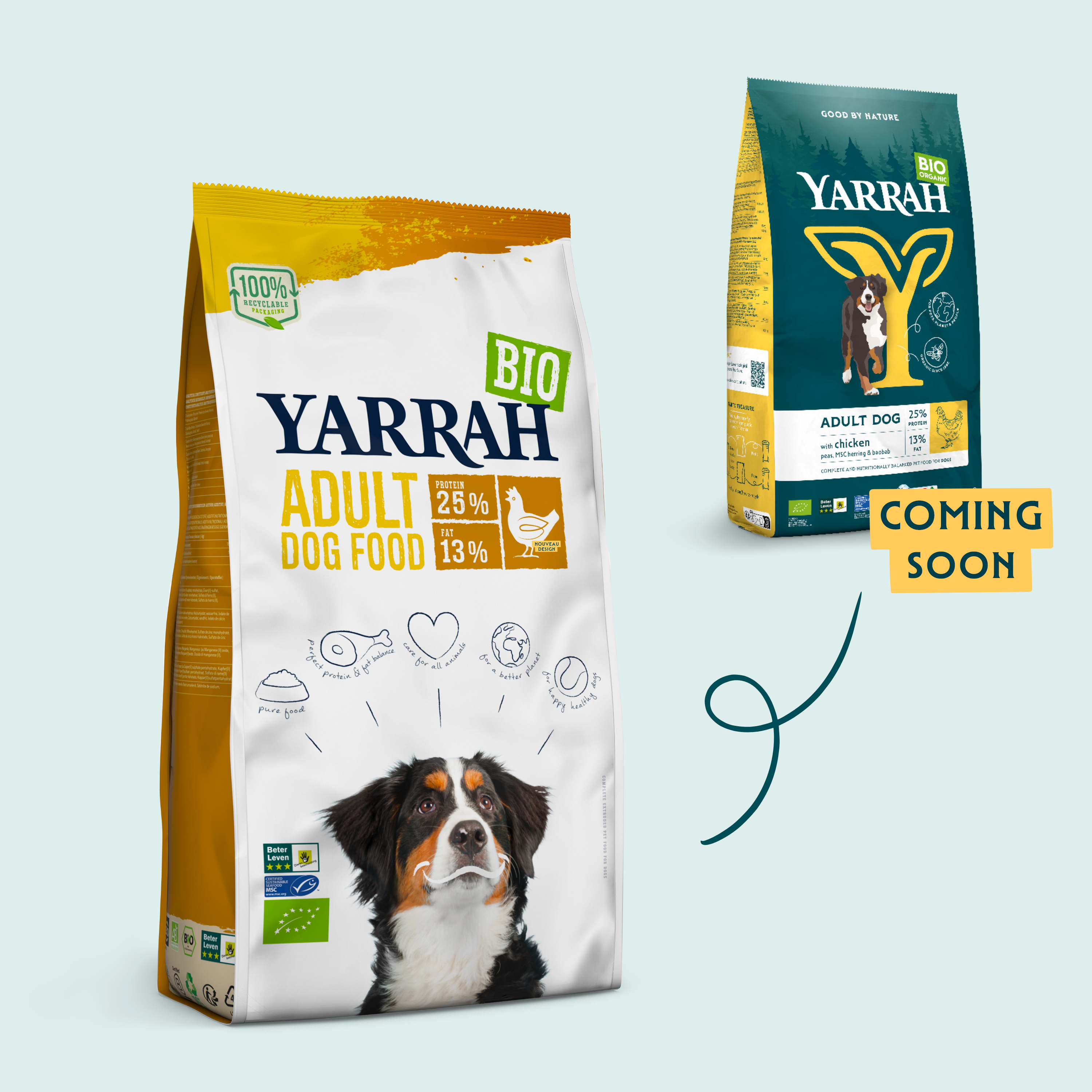 Yarrah - Croquettes Biologiques Poulet & Poisson pour Chien - Imagen 2