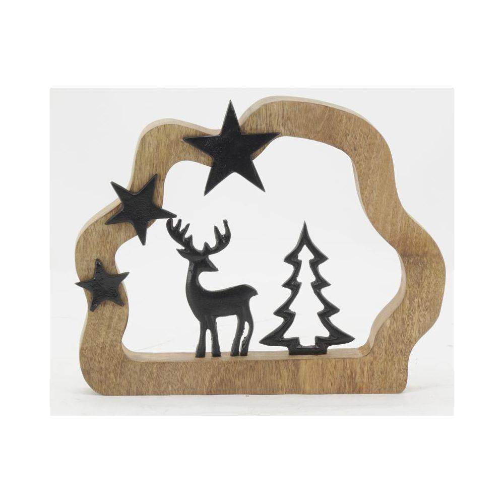 Aubry Gaspard - Décor sapin et cerf en manguier - Imagen 3