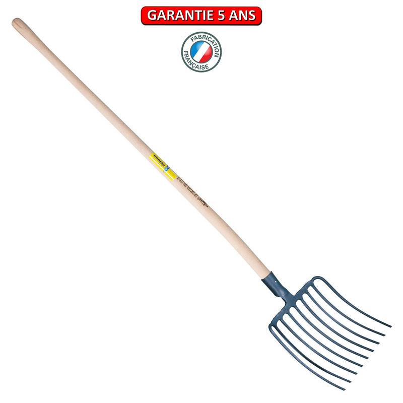 Outils Perrin - Fourche a huitres 9 dents - manche pomme Outils Perrin