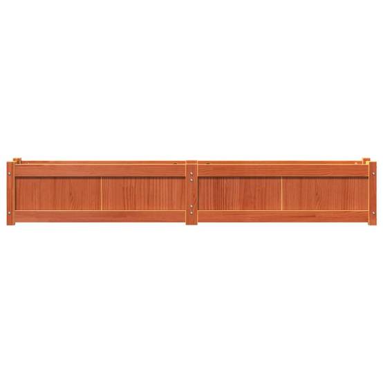Jardinières bois de pin massif cire marron 180 x 31 x 31 cm (x2) - PANGIVO - Image 6
