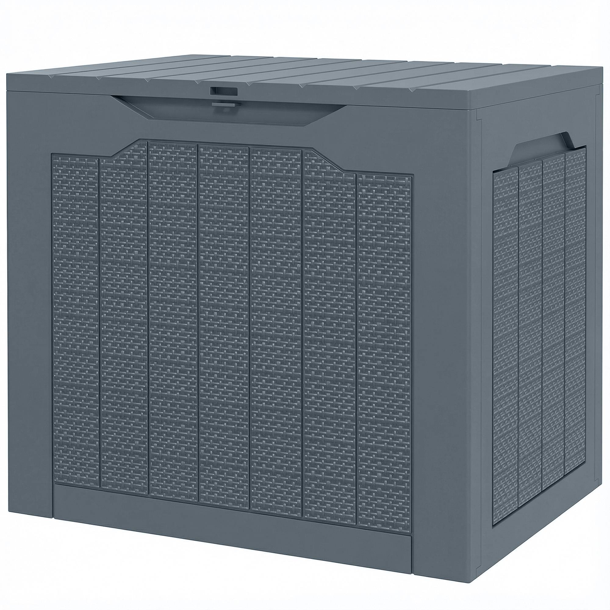 ComfortXL - Coffre de rangement jardin polypropylène 97 L 56x41x50 cm gris clair étanche - ComfortXL Outdoor Living