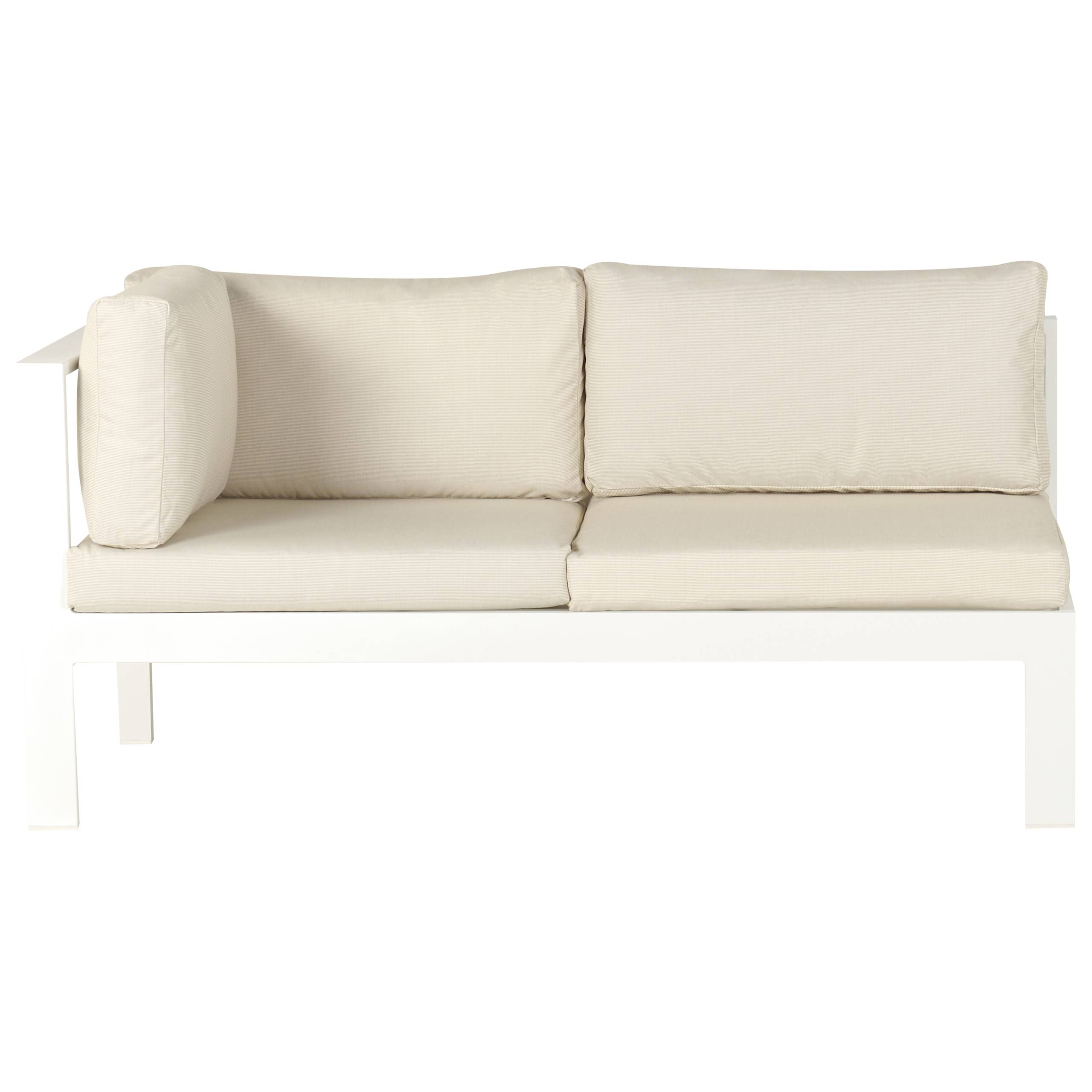 Beliani - Set de jardin, 5 Personnes Aluminium Beige MESSINA - Beliani - Imagen 4