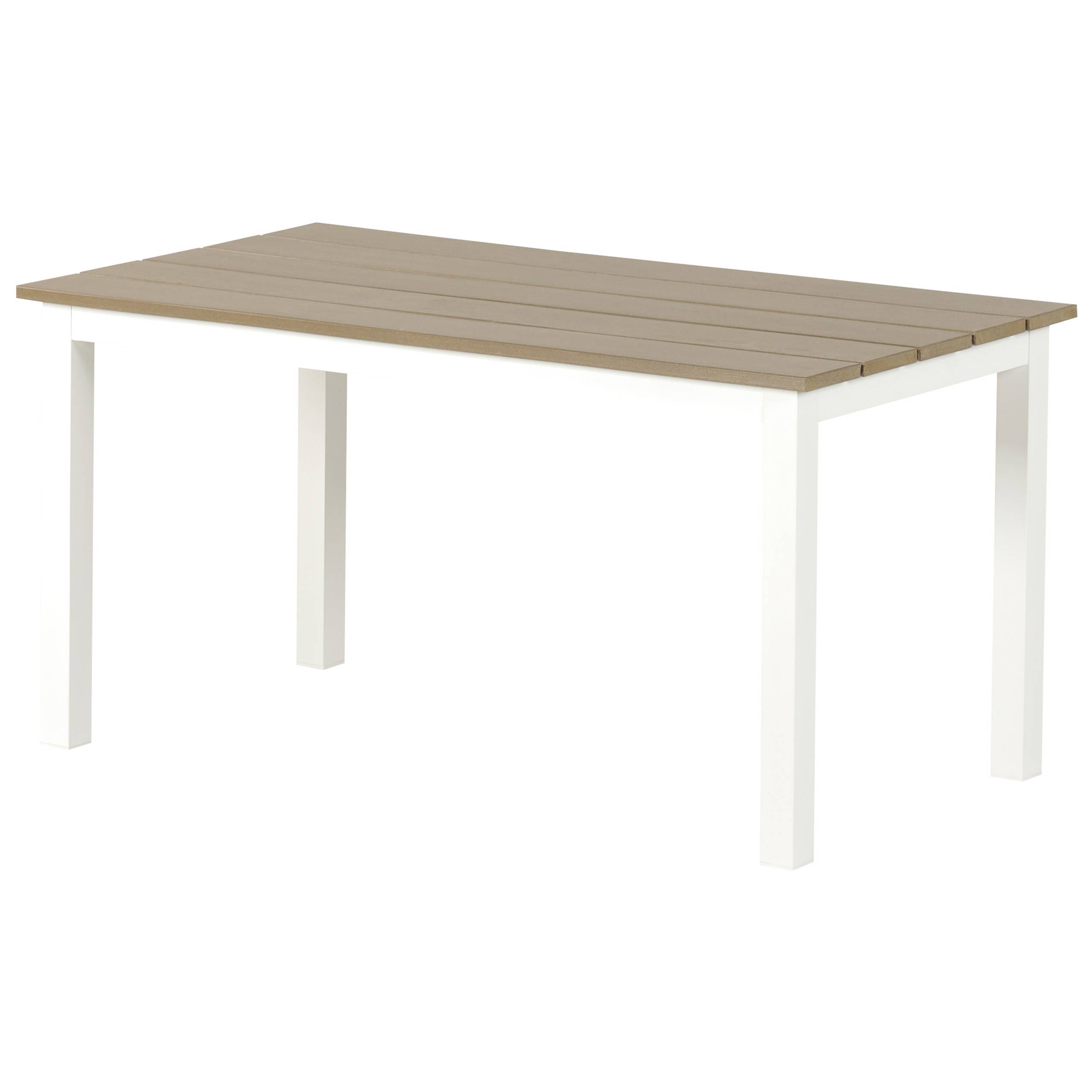 Beliani - Set de jardin, 5 Personnes Aluminium Beige MESSINA - Beliani - Imagen 7