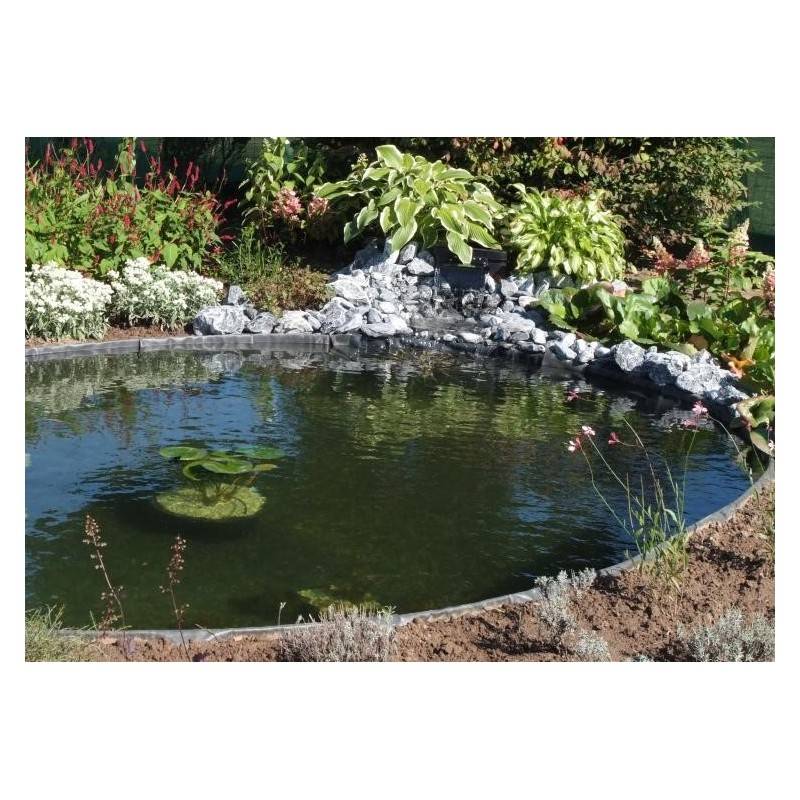 Ecolat Bordure de jardin 25 m x 19 cm rouleau - Gris - ECOO - Imagen 6