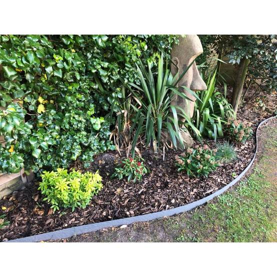 Ecolat Bordure de jardin 25 m x 19 cm rouleau - Gris - ECOO - Imagen 4
