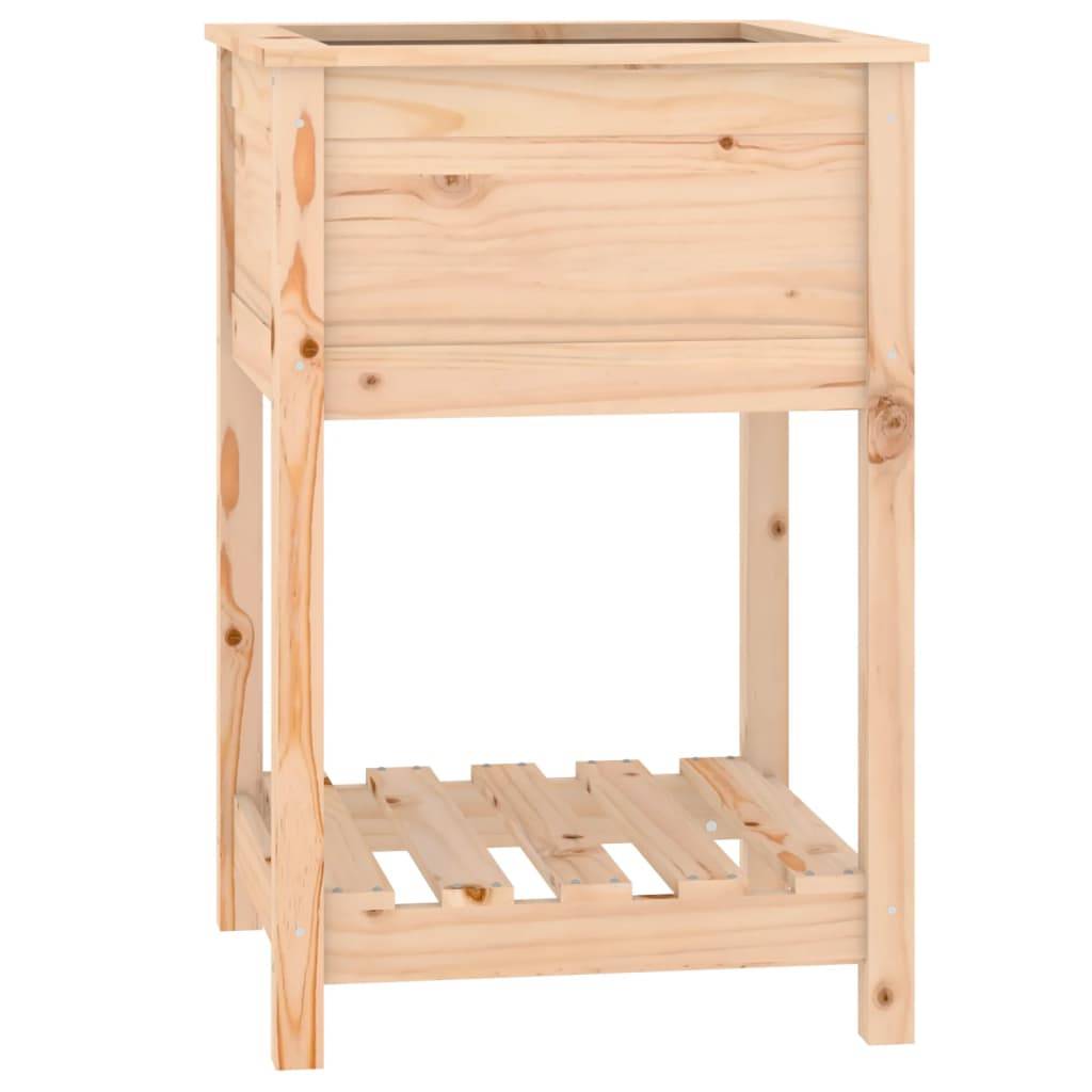 ComfortXL - Carré potager sur pied en bois de pin avec étagère pour terrasse 54cm – ComfortXL Outdoor Living - Image 2