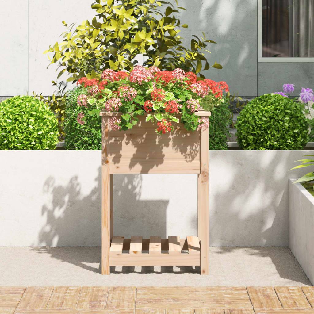 ComfortXL - Carré potager sur pied en bois de pin avec étagère pour terrasse 54cm – ComfortXL Outdoor Living - Image 3