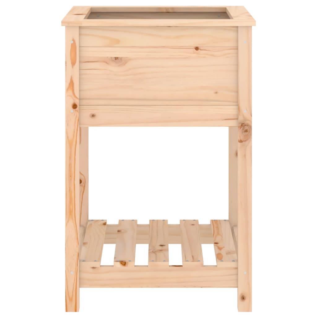 ComfortXL - Carré potager sur pied en bois de pin avec étagère pour terrasse 54cm – ComfortXL Outdoor Living - Image 5