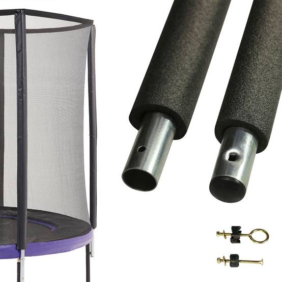 Kangui - Lot de 4 poteaux de filet trampoline Ø32 mm Punchi - Hauteur filet 180 cm Kangui - Image 2