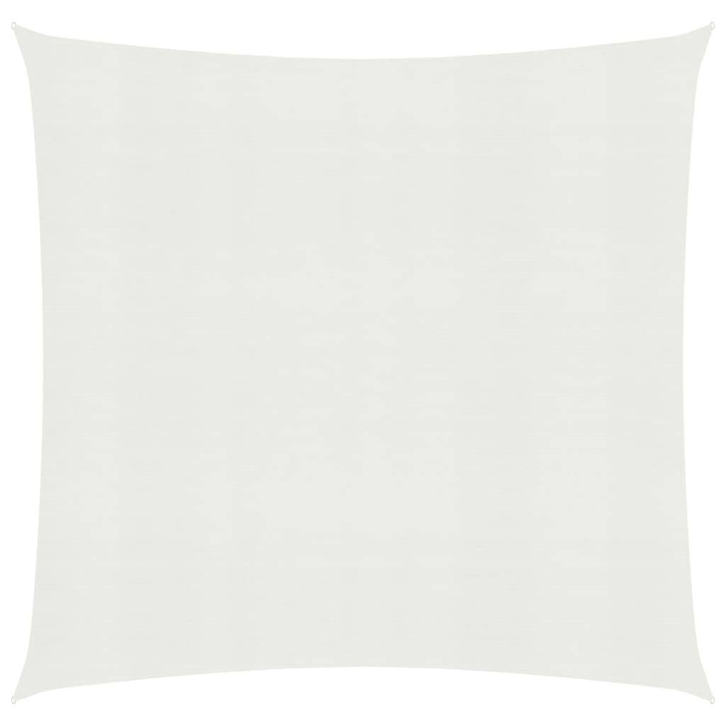 Helloshop26 - Voile toile d'ombrage parasol 160 g/m² 3 x 3 m PEHD blanc - Imagen 1