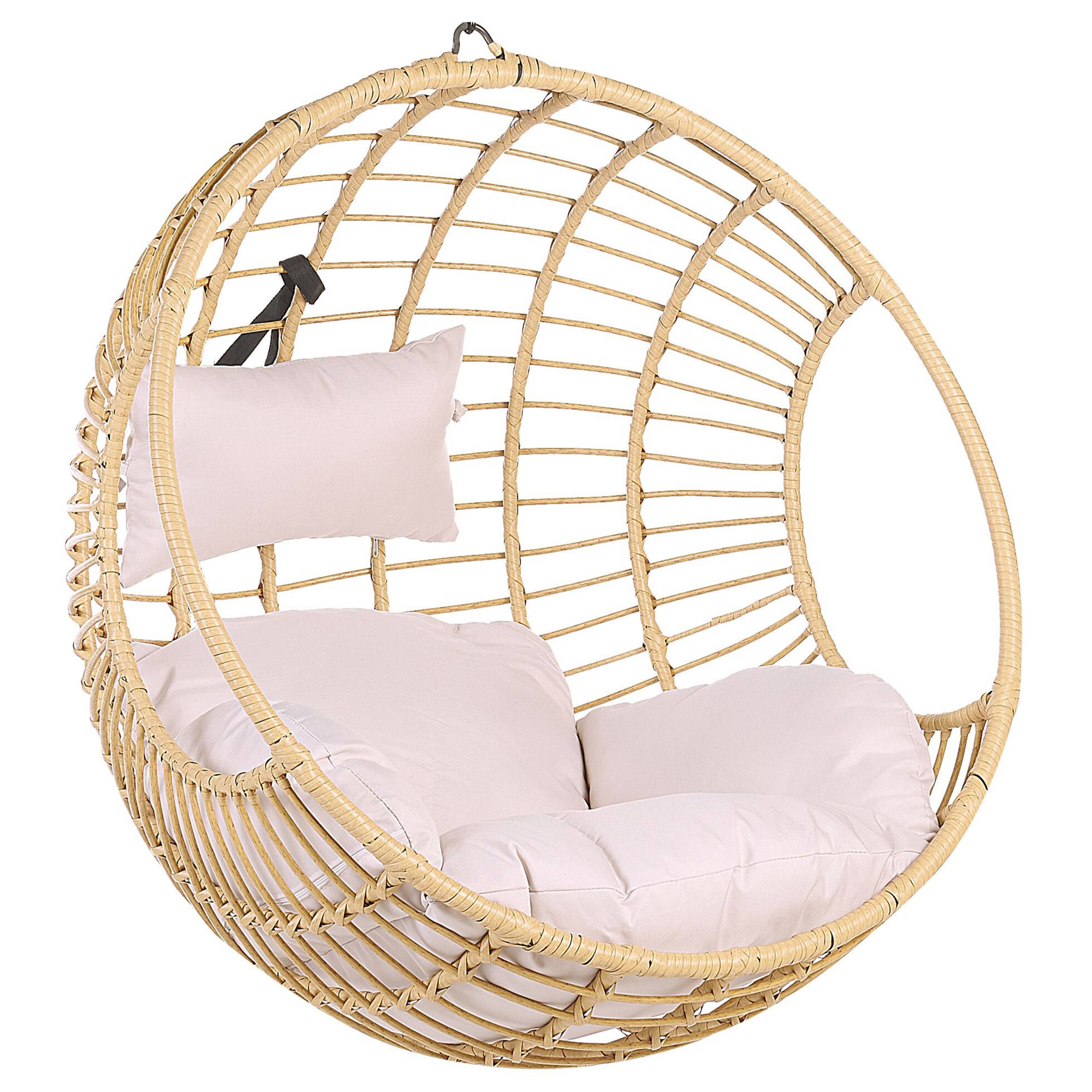 Beliani - Chaise porte-à-faux Polyrotin Naturel ASPIO - Beliani - Imagen 6