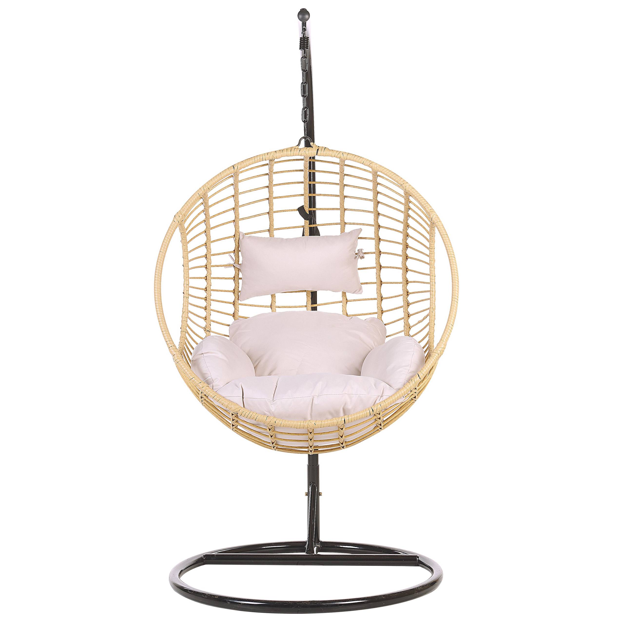 Beliani - Chaise porte-à-faux Polyrotin Naturel ASPIO - Beliani - Imagen 5