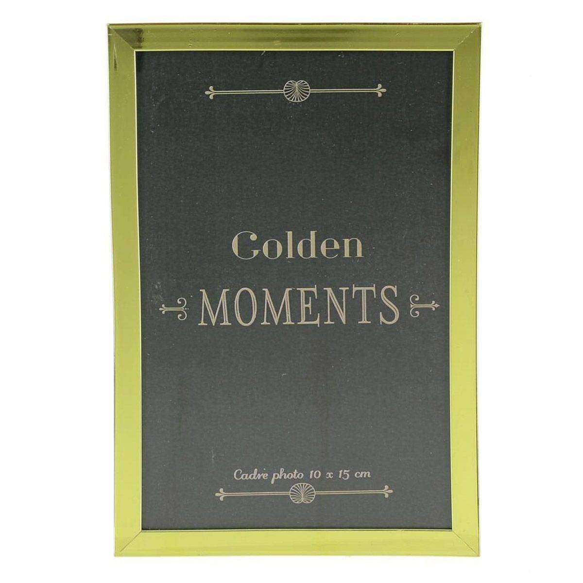 The Home Deco Factory - Cadre Photo Design "Golden" 10x15cm Or - Imagen 2