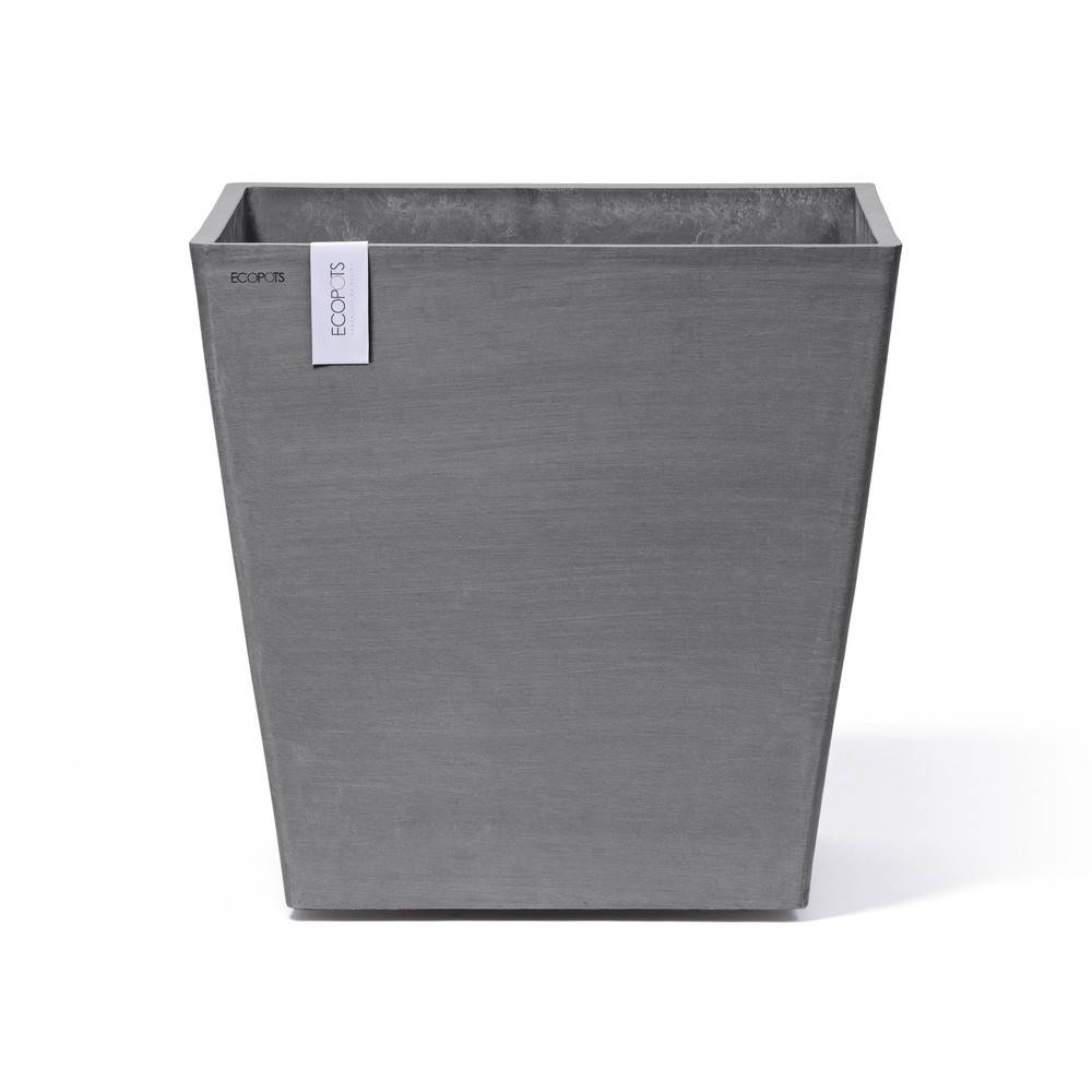 Ecopots - Grand pot sur roues Rotterdam 50 Gris - 50 x 50 x H. 49,2 cm - 76,3 L ECOPOTS - Imagen 3