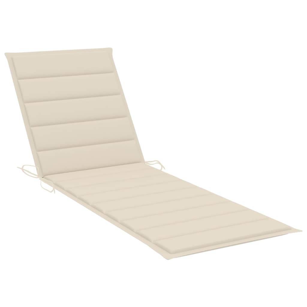 Helloshop26 - Transat chaise longue bain de soleil lit de jardin terrasse meuble d'extérieur avec table et coussin pin imprégné - Imagen 6