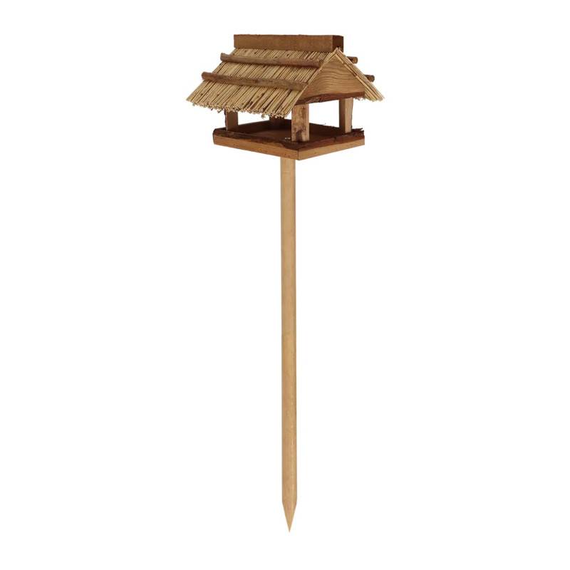 Esschert Design - Mangeoire sur pied Toit de paille 113 cm - Esschert Design - Imagen 4