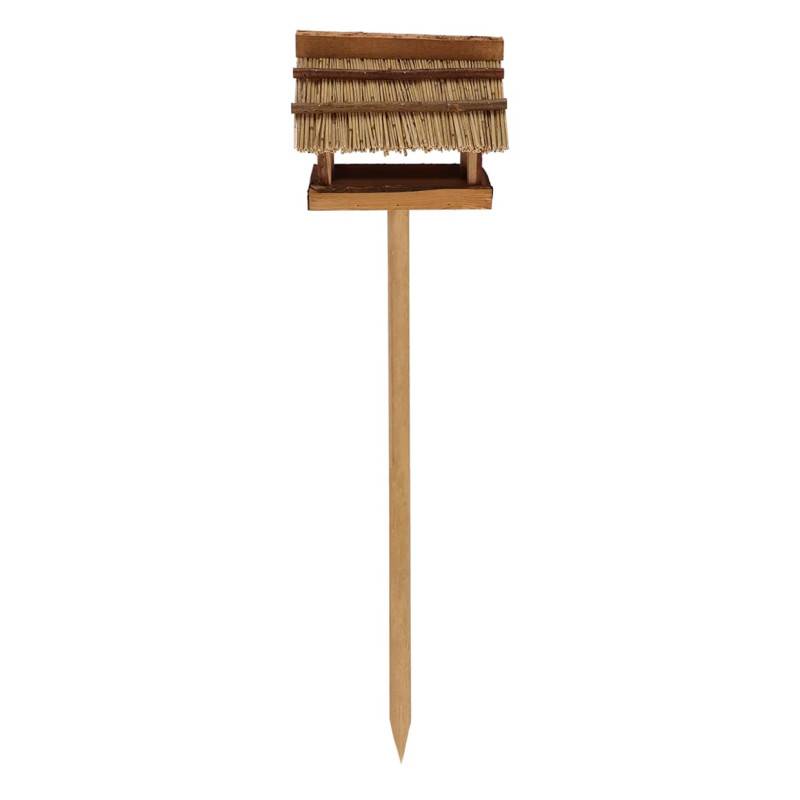 Esschert Design - Mangeoire sur pied Toit de paille 113 cm - Esschert Design - Imagen 7