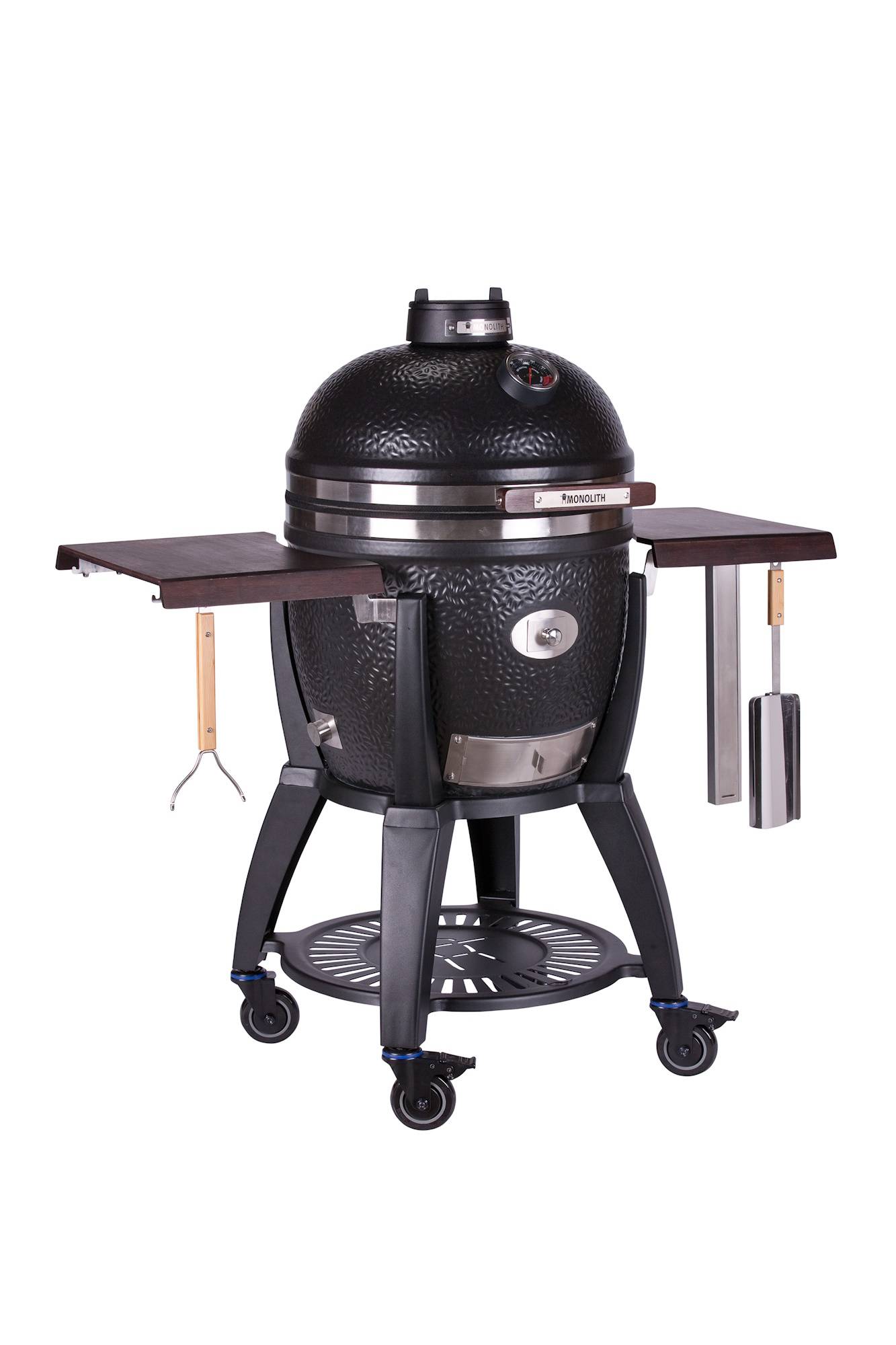 Kamado Monolith - AVANTGARDE CLASSIC + CHARIOT + Housse + Pierre Pizza - Image 8