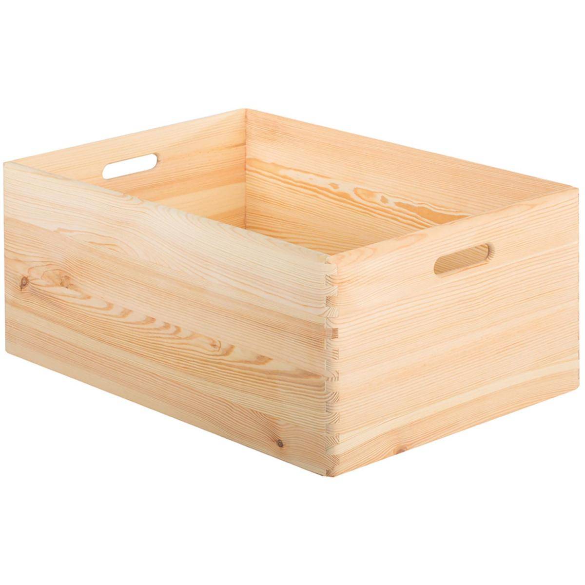 Caisse en bois de rangement 60 x 40 x 23 cm - Imagen 1