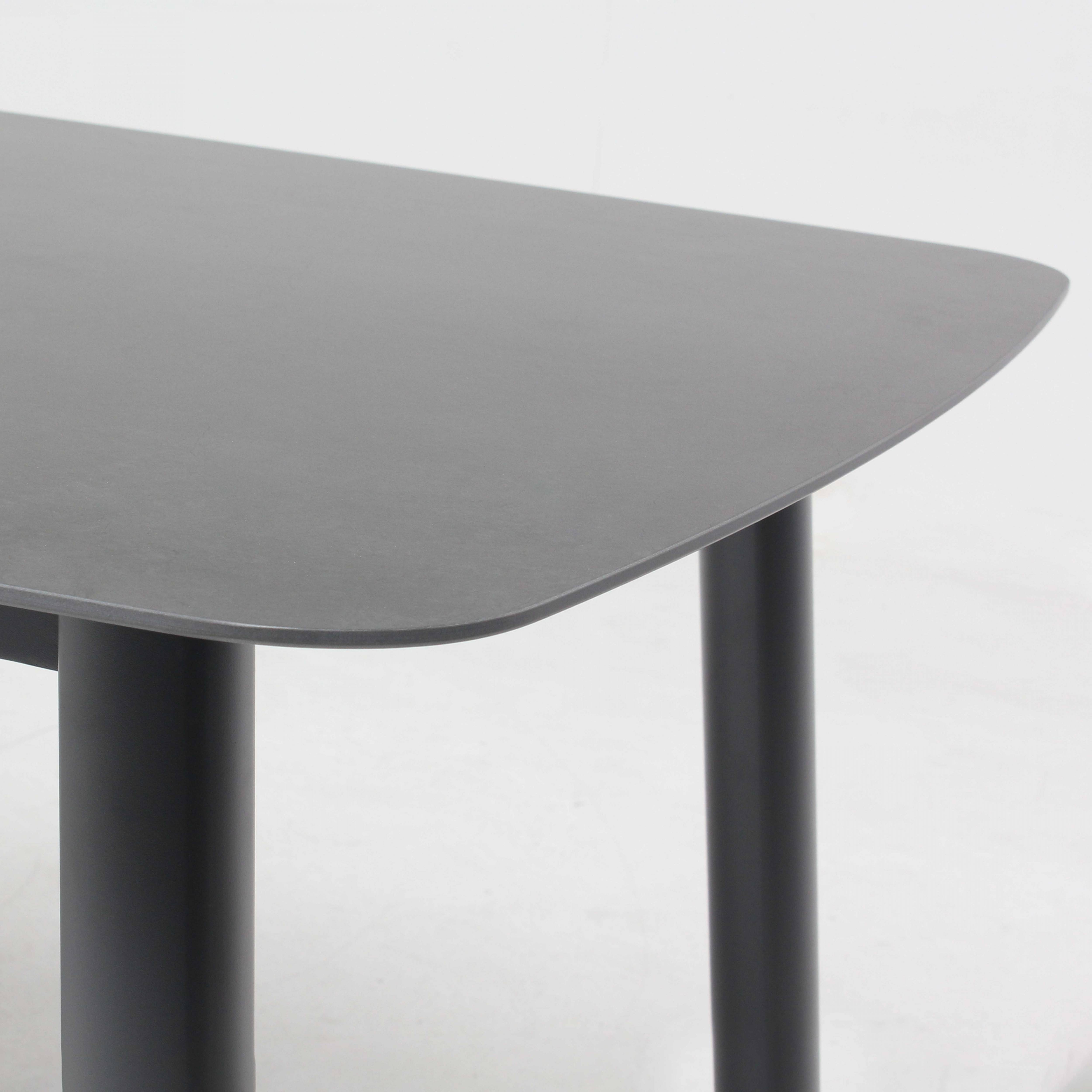 Oviala - Table de terrasse aluminium et pierre, 6 chaises et 2 fauteuils gris Piedra - Oviala - Imagen 6