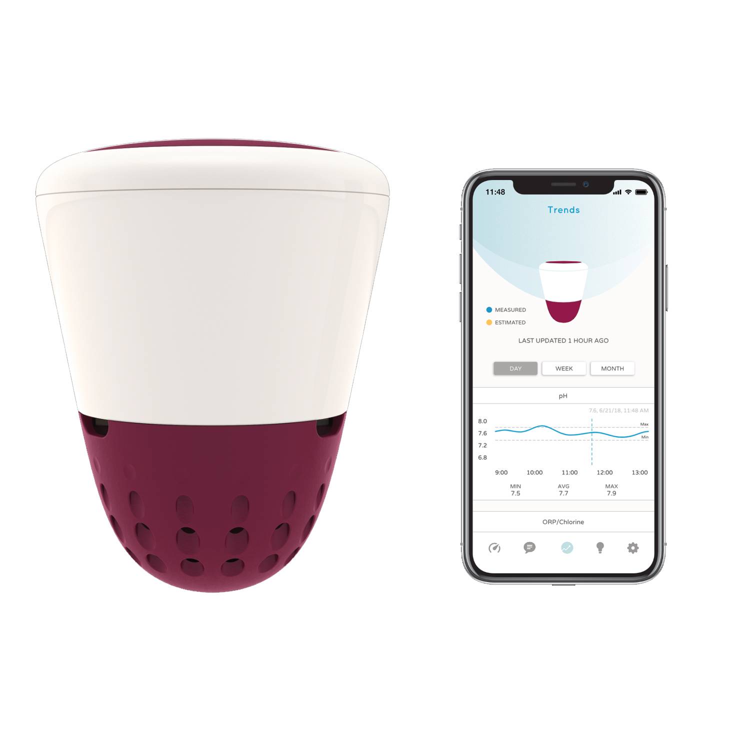 Ondilo - Analyseur d'eau connecté wifi + bluetooth ICO SPA SALT Ondilo - Imagen 1