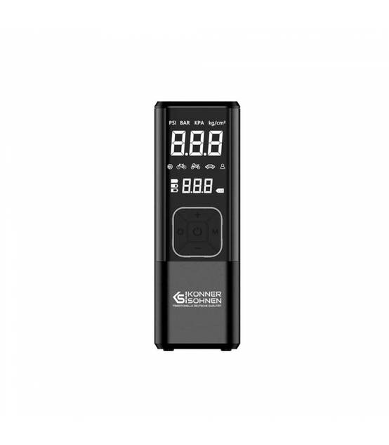 Mini compresseur à batterie 120W, 10 bars, Manomètre digital - Könner Söhnen KS P20 - Image 2
