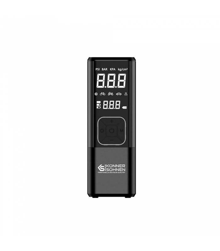 Mini compresseur à batterie 120W, 10 bars, Manomètre digital - Könner  Söhnen KS P20 - Image 2