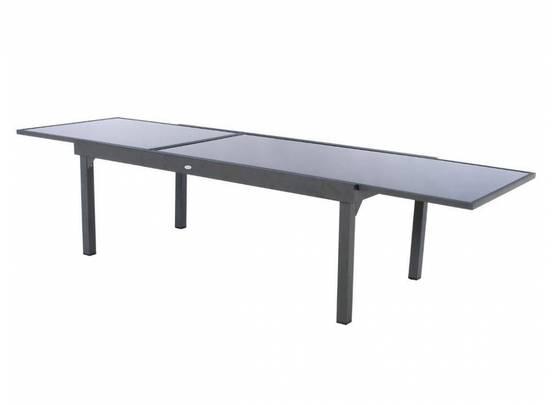 Hesperide - Ensemble repas table extensible rectangulaire en verre Piazza + 12 chaises Modula - Hesperide - Image 5