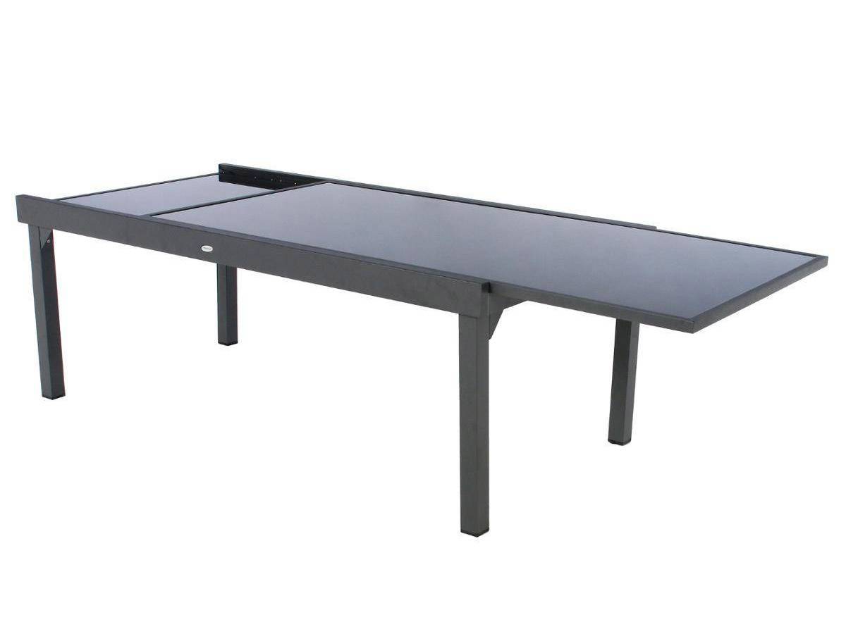 Hesperide - Ensemble repas table extensible rectangulaire en verre Piazza + 12 chaises Modula - Hesperide - Image 4