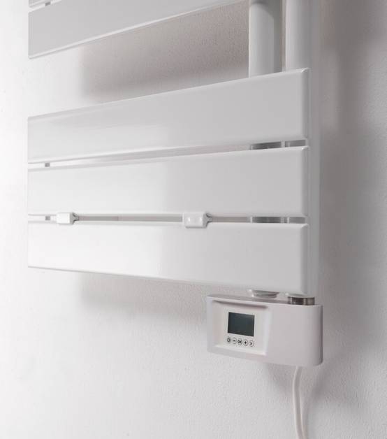 Deltacalor Sèche-serviettes électrique 500W, H.119 x l.50 cm Asymetrique - Image 4