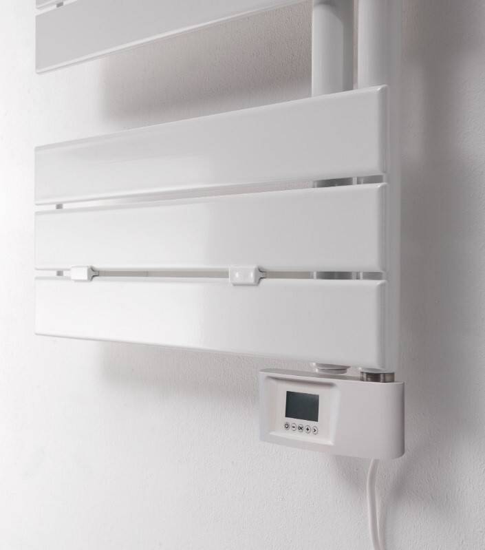 Deltacalor Sèche-serviettes électrique  500W, H.119 x l.50 cm Asymetrique - Image 4