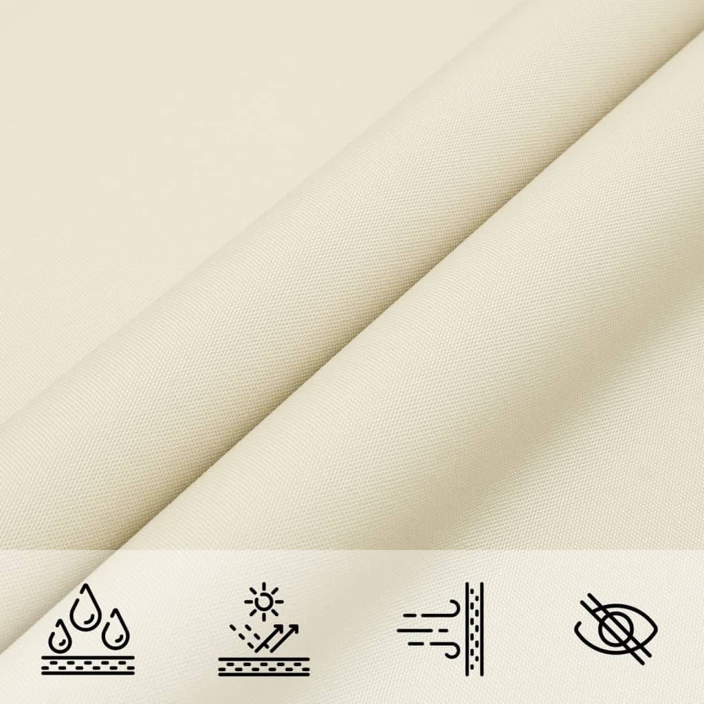 Vidaxl - Voile de parasol tissu oxford triangulaire 3x4x5 m crème vidaXL 135228 - Imagen 6