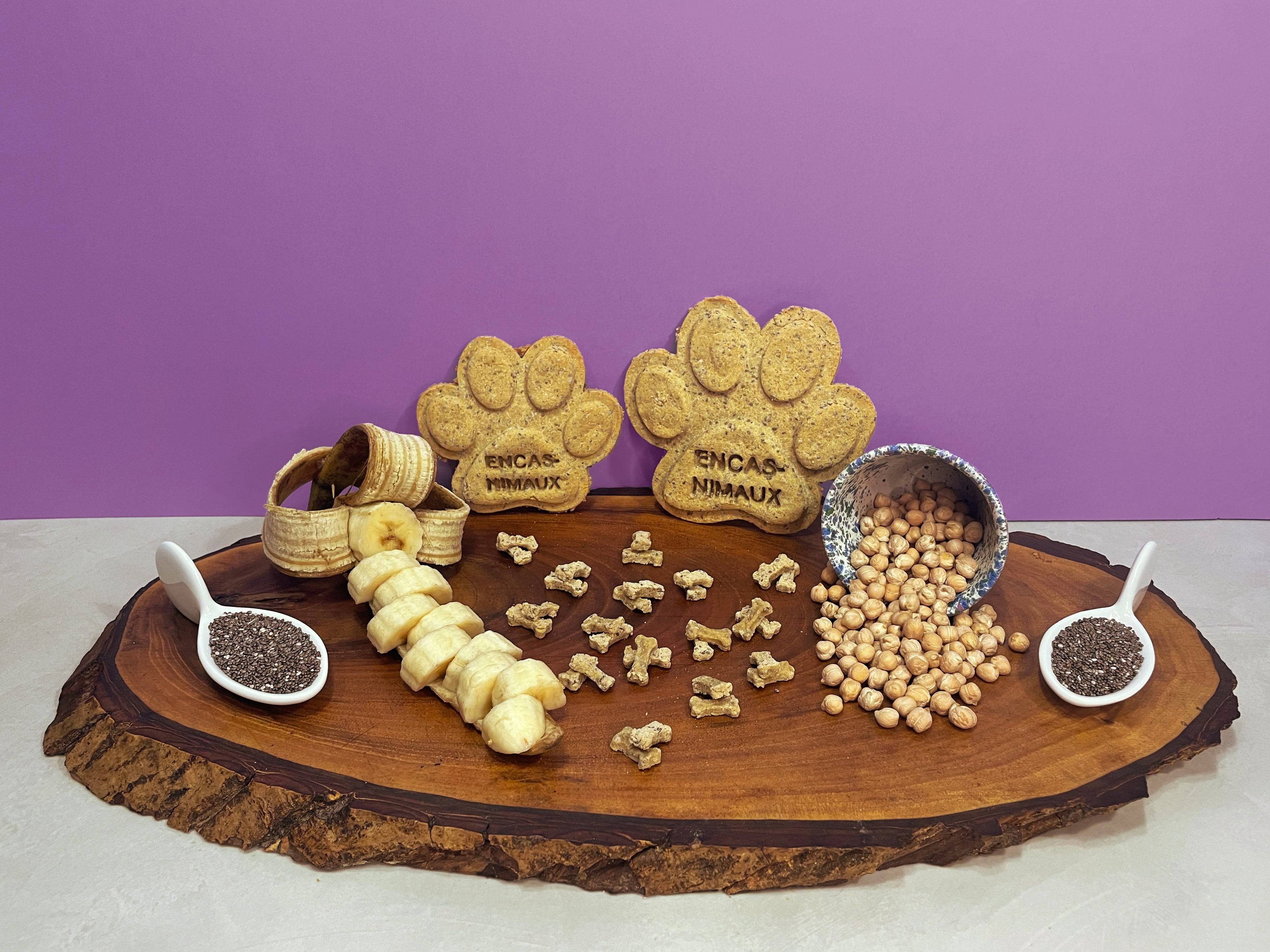 Encas-Nimaux - Friandises Naturelles Végétales Banane & Graines de Chia - Imagen 2