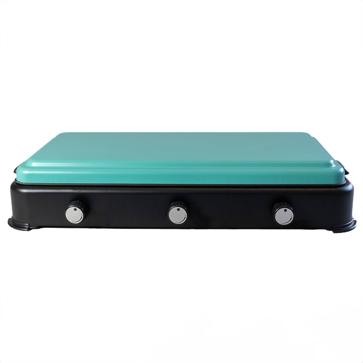 Plaque de cuisson gaz 3 feux 3000W Cuisinière à gaz portable Butane/Propane INTEC - Imagen 5