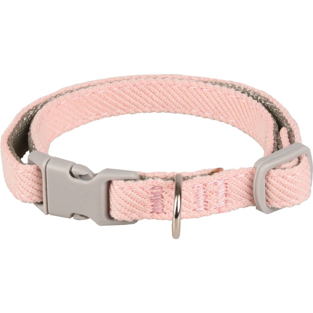 Collier Small dog rose réglable de 19 à 33 cm x 10 mm pour chiens - Imagen 3