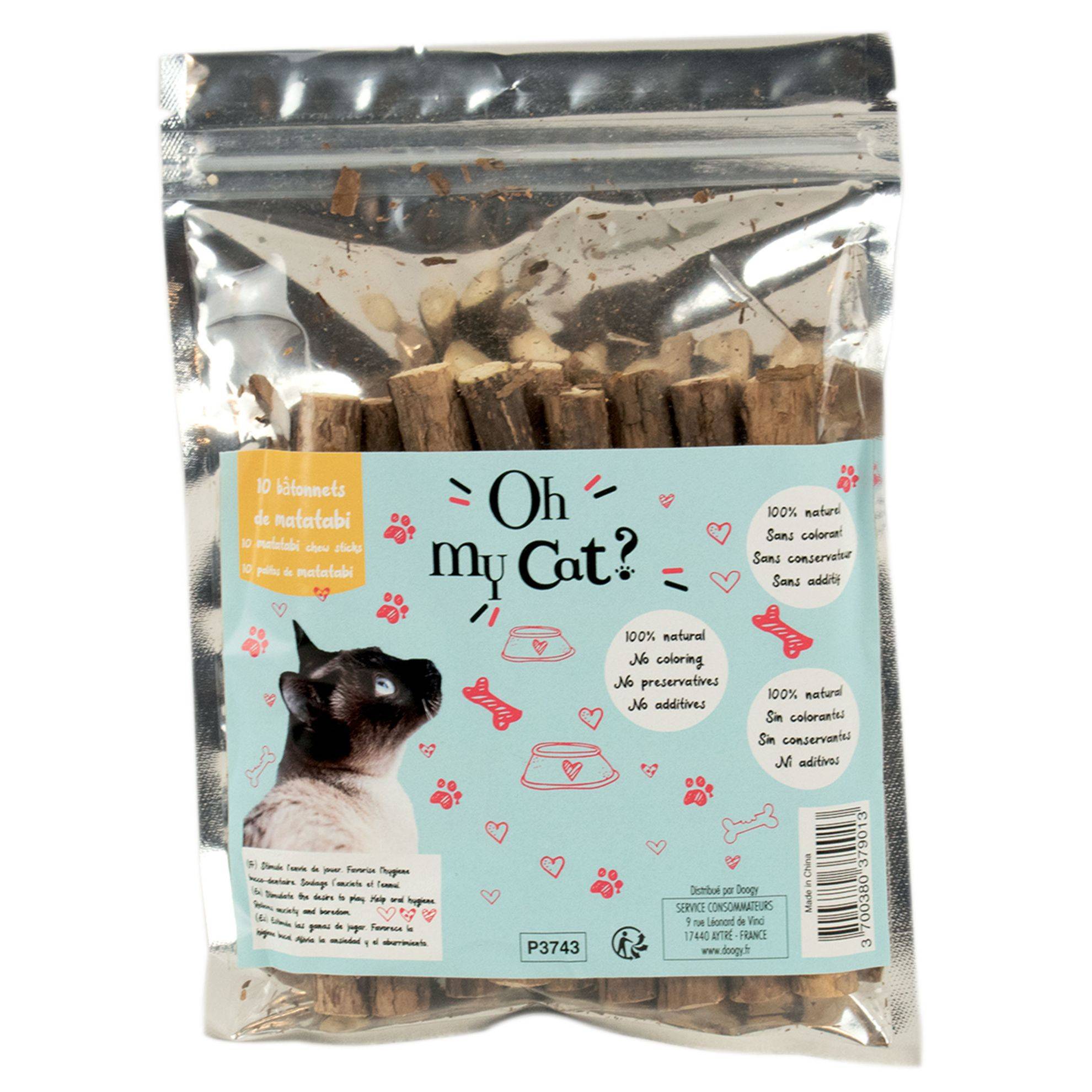 Batonnets de Matatabi 10 pièces OH MY CAT