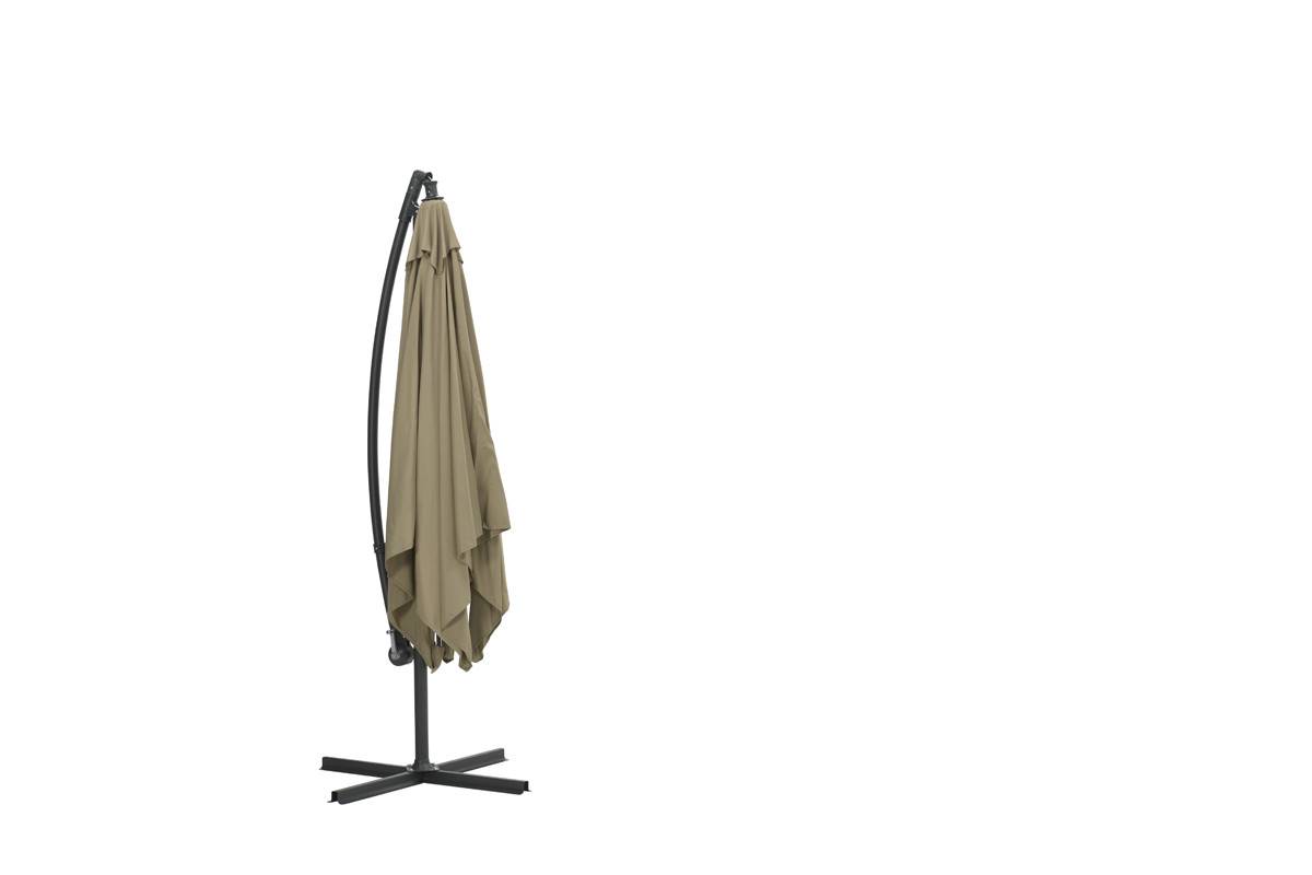 Garden Impressions - Parasol Corfu - 250 x 250 - taupe - Garden Impressions - Imagen 2