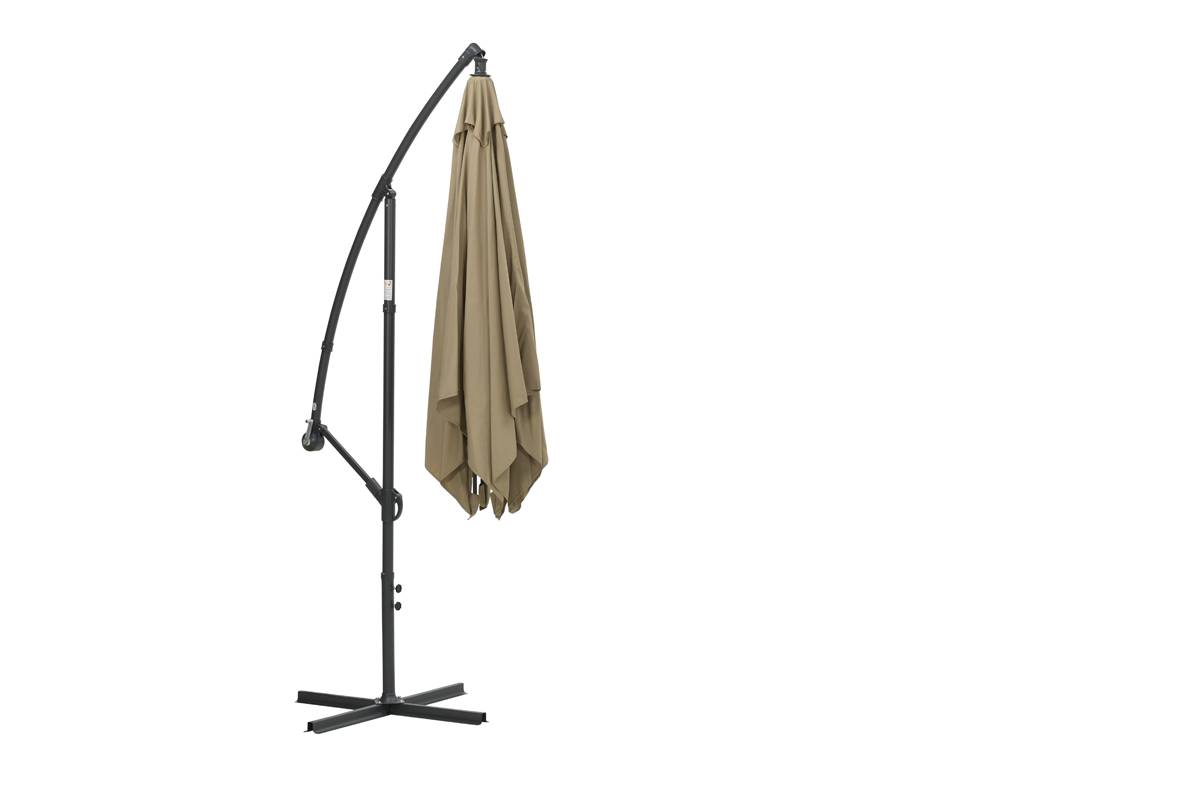 Garden Impressions - Parasol Corfu - 250 x 250 - taupe - Garden Impressions - Imagen 3