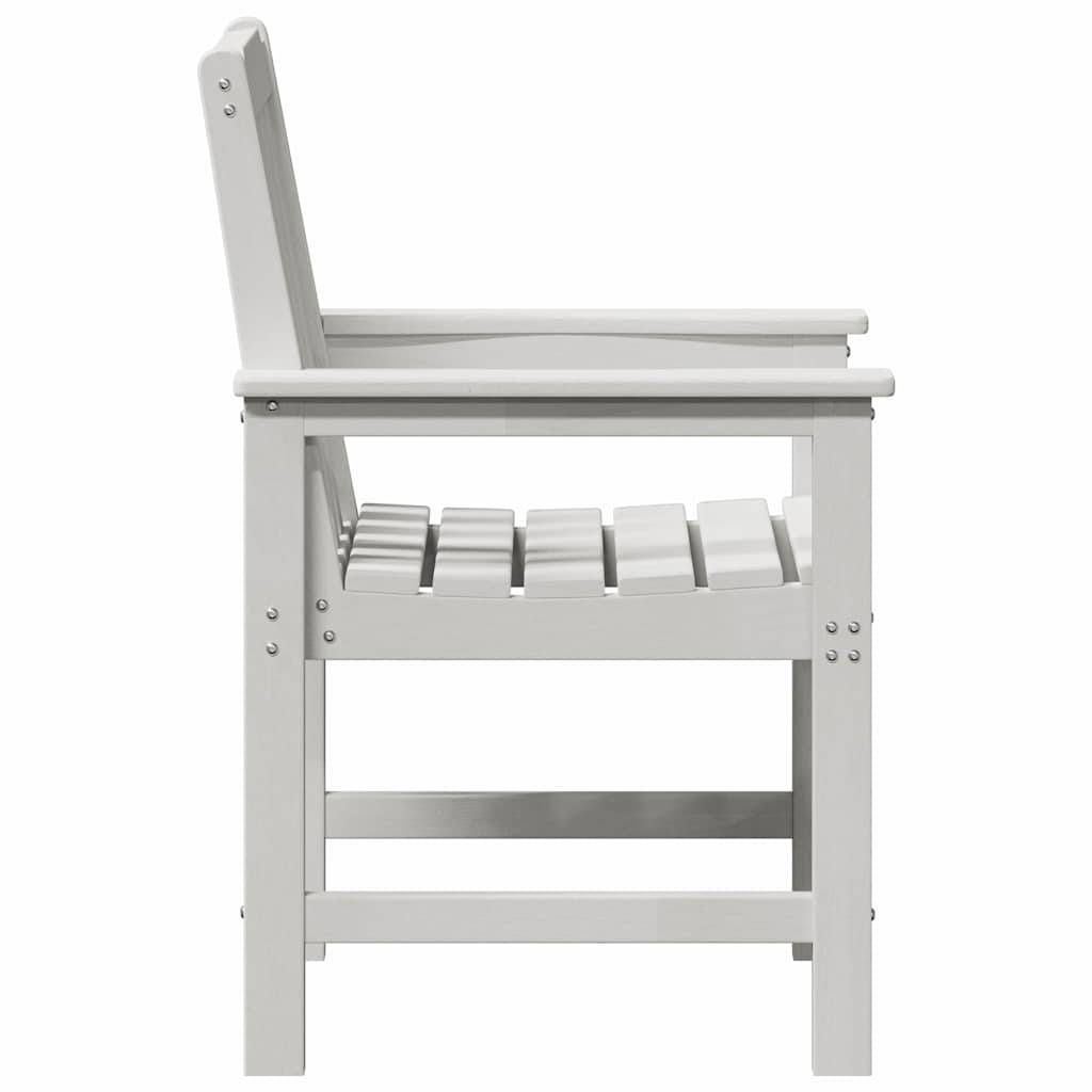 Lot de 2 Chaise de jardin | Chaise d'extérieur. Blanc 65,5 x 59 x 88 cm HDPE - Image 6