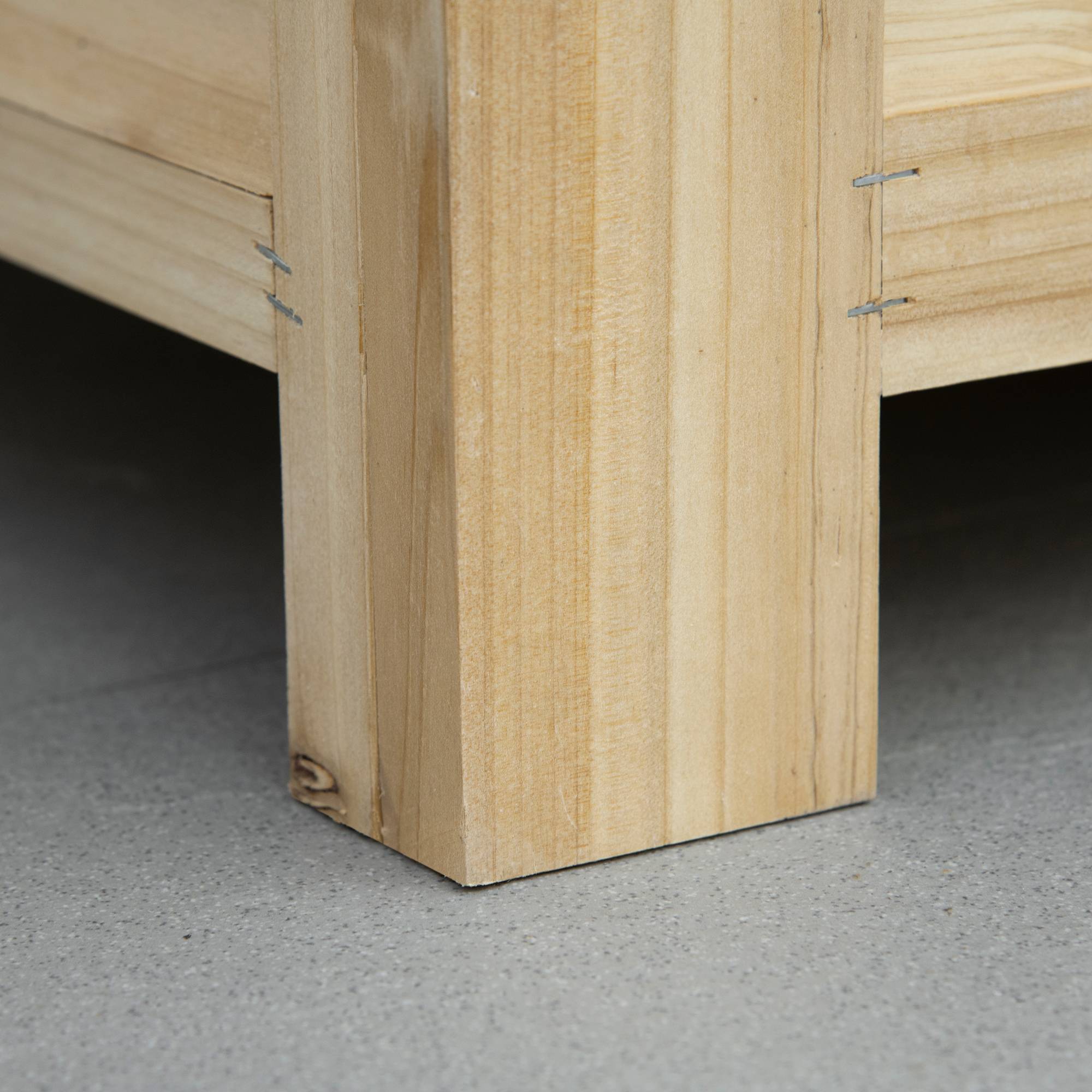 Outsunny - Banc coffre de jardin 2 en 1 - dim. 110L x 50l x 50H cm - charge max. 120 Kg - bois sapin pré-huilé acier galvanisé - Outsunny - Image 9