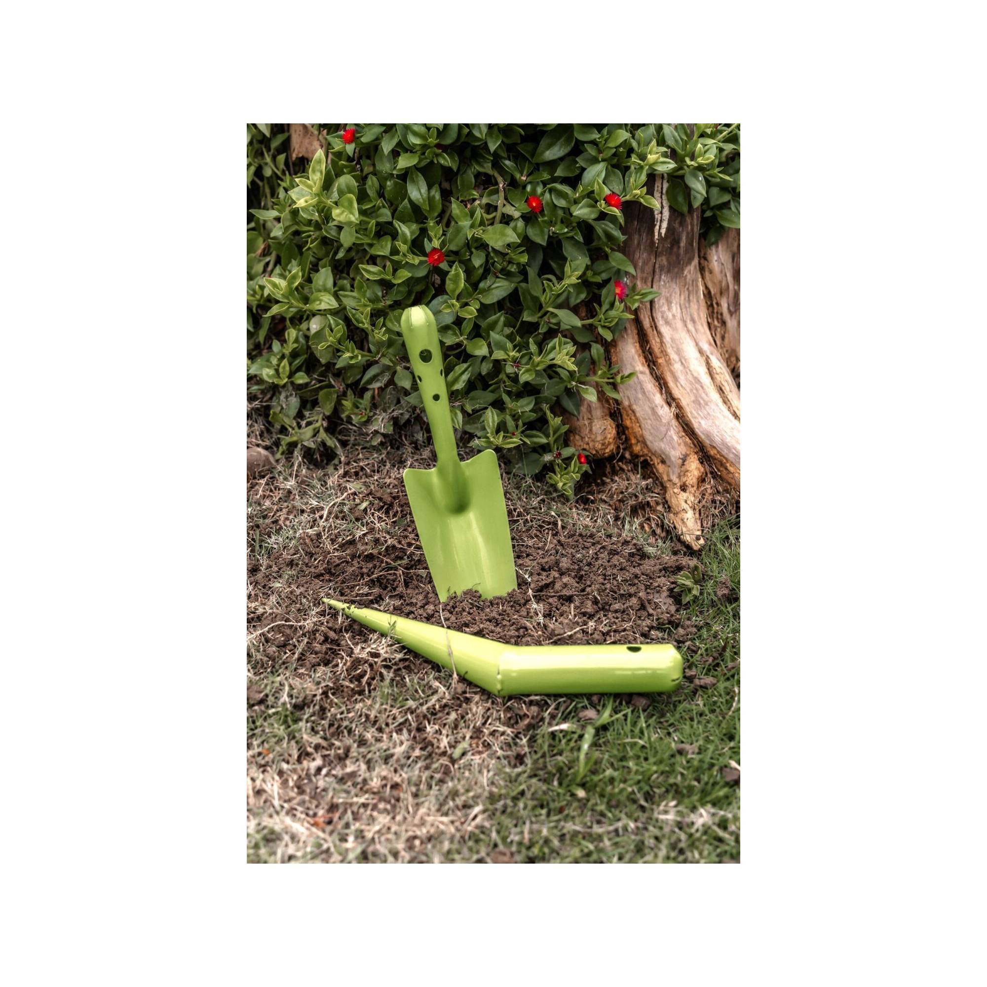 Lot de 2 outils de jardin - Suan - Transplantoir et pic - En acier - Image 4