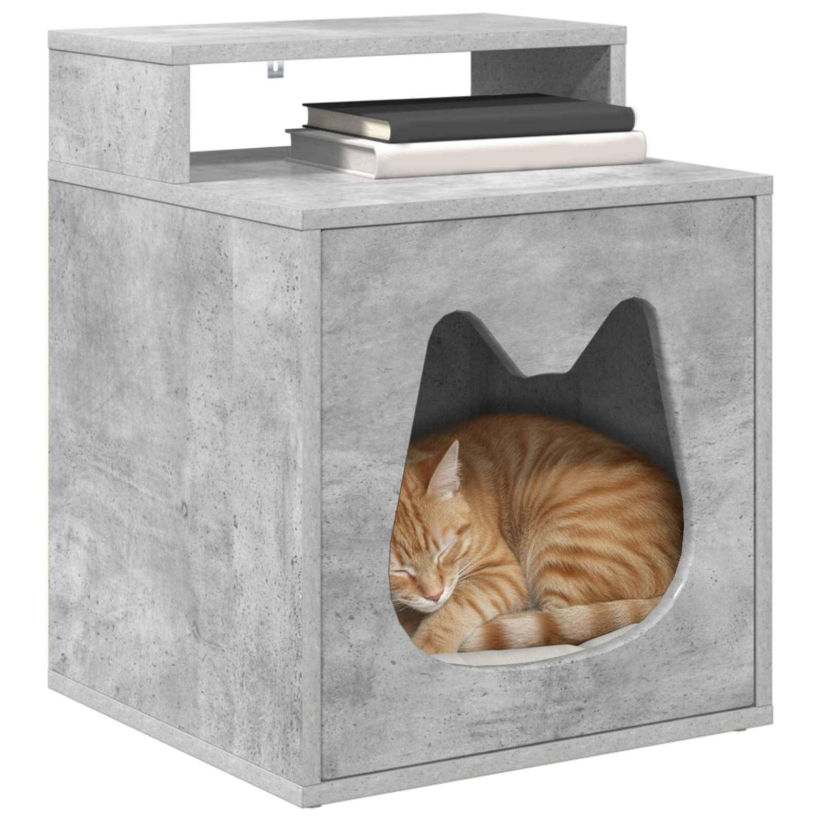Chatiere bois gris  42,5 x 40 x 53,5 cm  - Prolenta premium p334.9 - Image 3