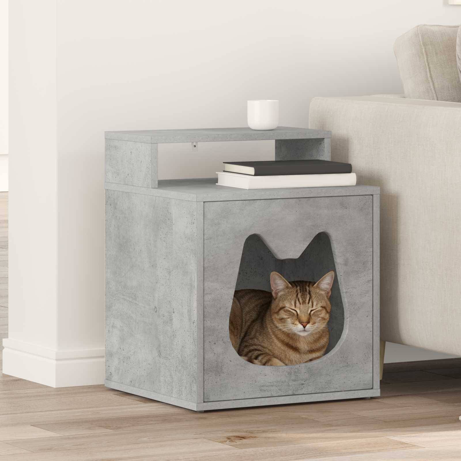 Chatiere bois gris  42,5 x 40 x 53,5 cm  - Prolenta premium p334.9 - Image 2