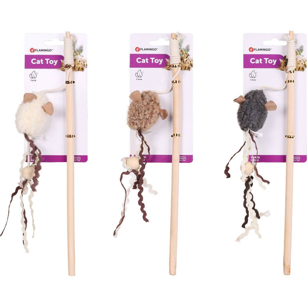 1 Canne à pêche SUAVA 20 cm jouet pour chat couleur aléatoire - Image 5