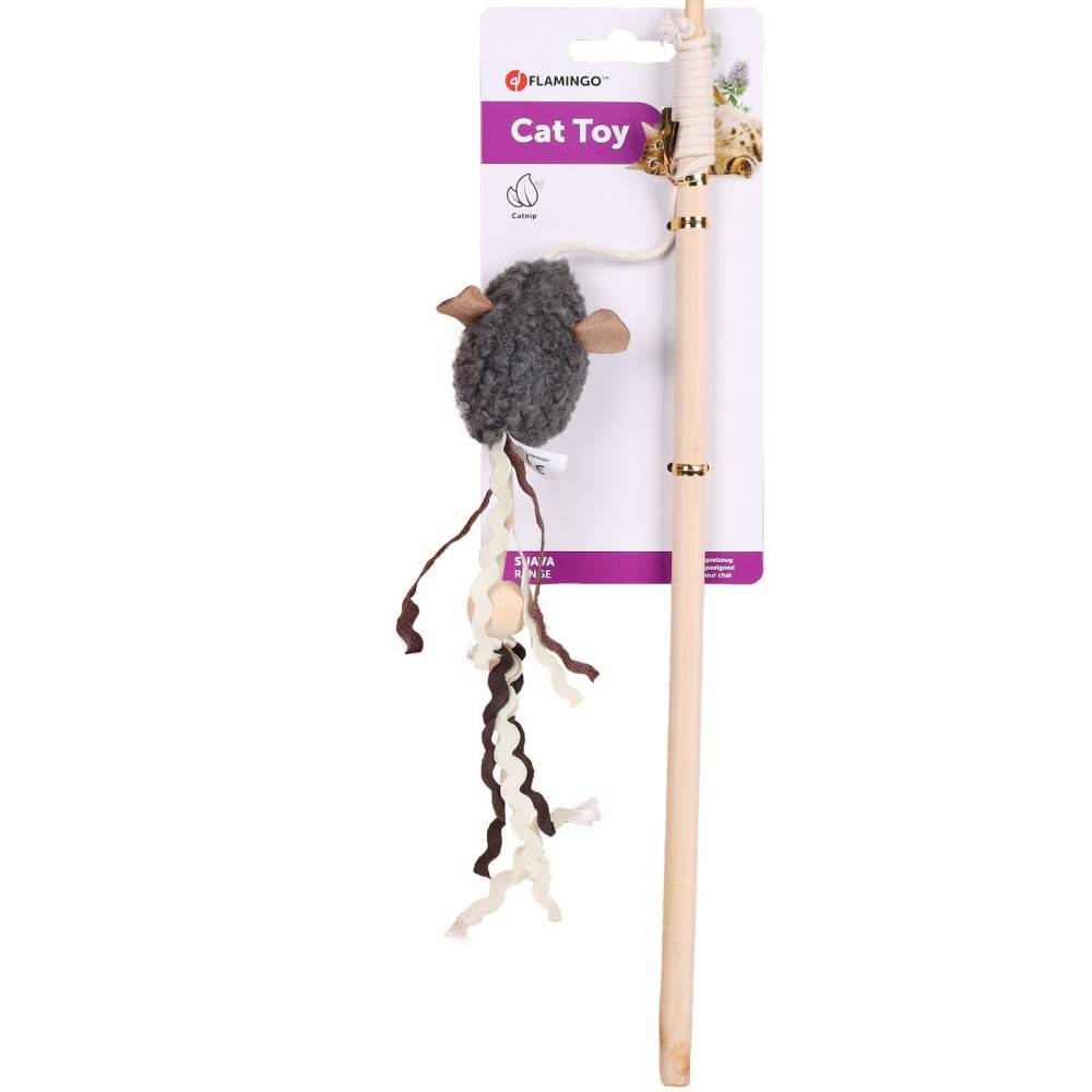1 Canne à pêche SUAVA 20 cm jouet pour chat couleur aléatoire - Image 3
