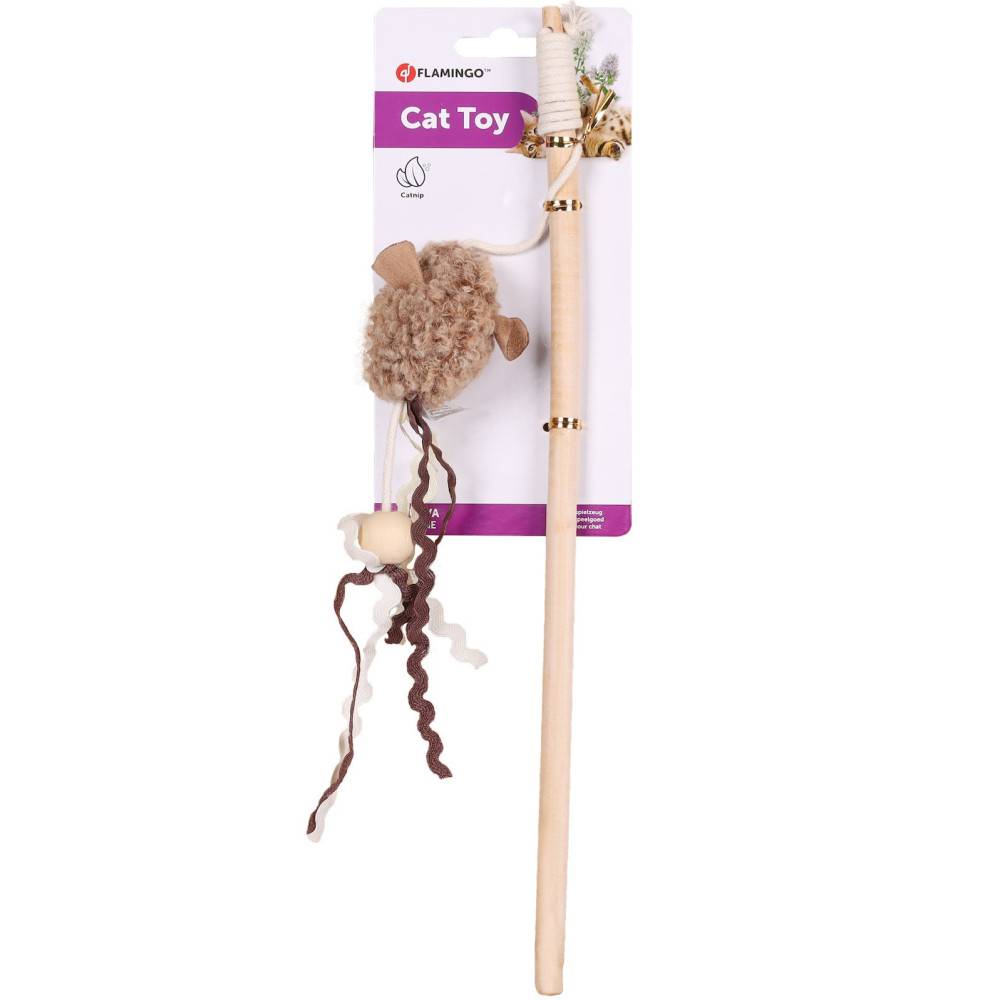 1 Canne à pêche SUAVA 20 cm jouet pour chat couleur aléatoire - Image 4