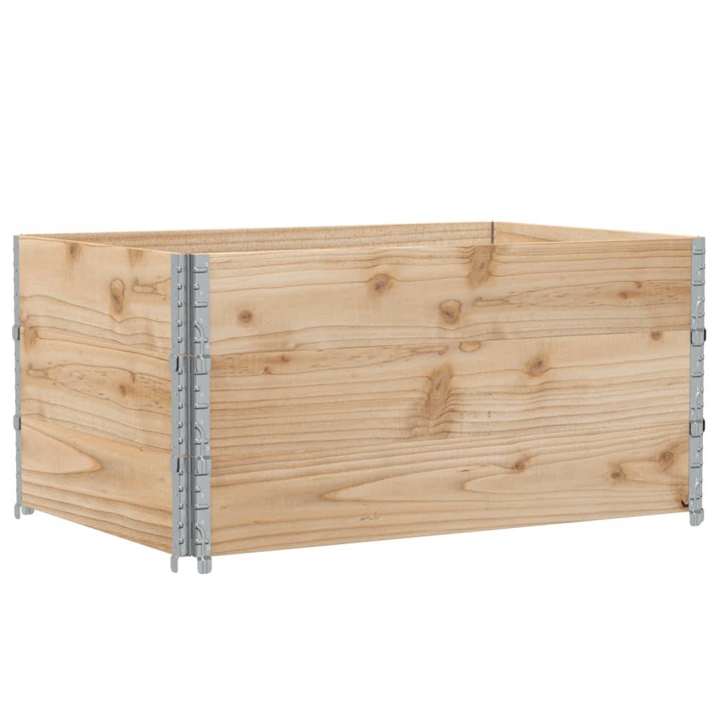 ComfortXL - Carré Potager Haut Bois de Pin Naturel Empilable et Pliable pour Jardin 120x80x60,5 cm - ComfortXL Outdoor Living - Image 2