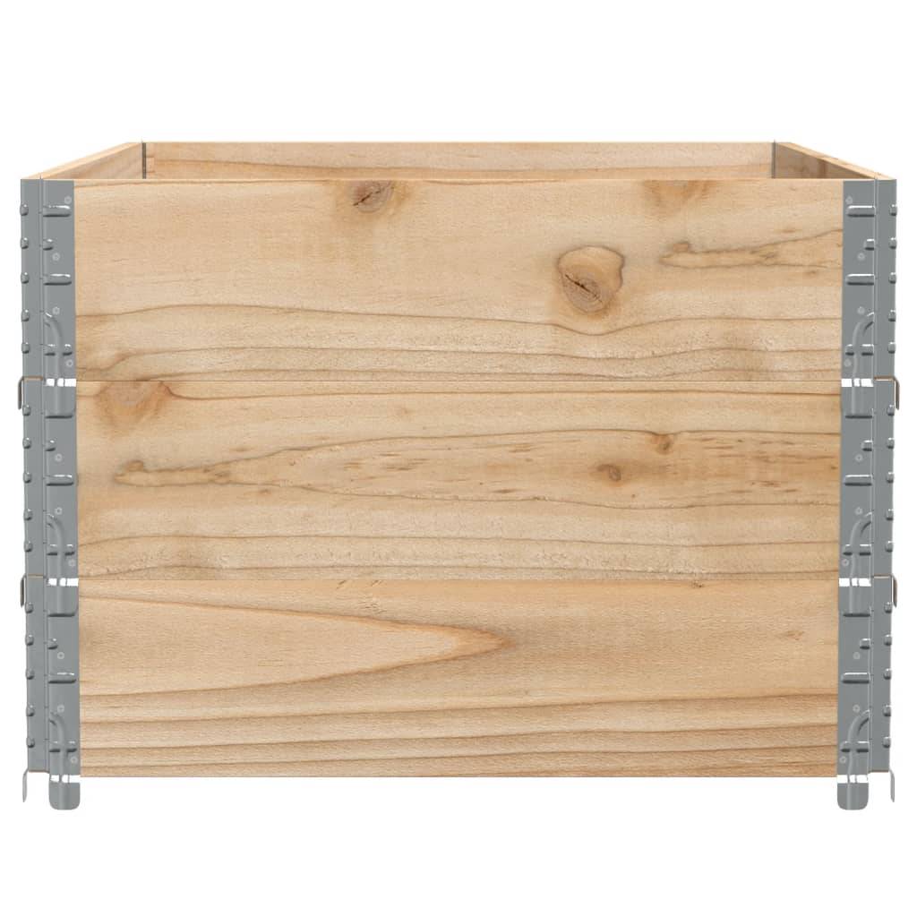 ComfortXL - Carré Potager Haut Bois de Pin Naturel Empilable et Pliable pour Jardin 120x80x60,5 cm - ComfortXL Outdoor Living - Image 4